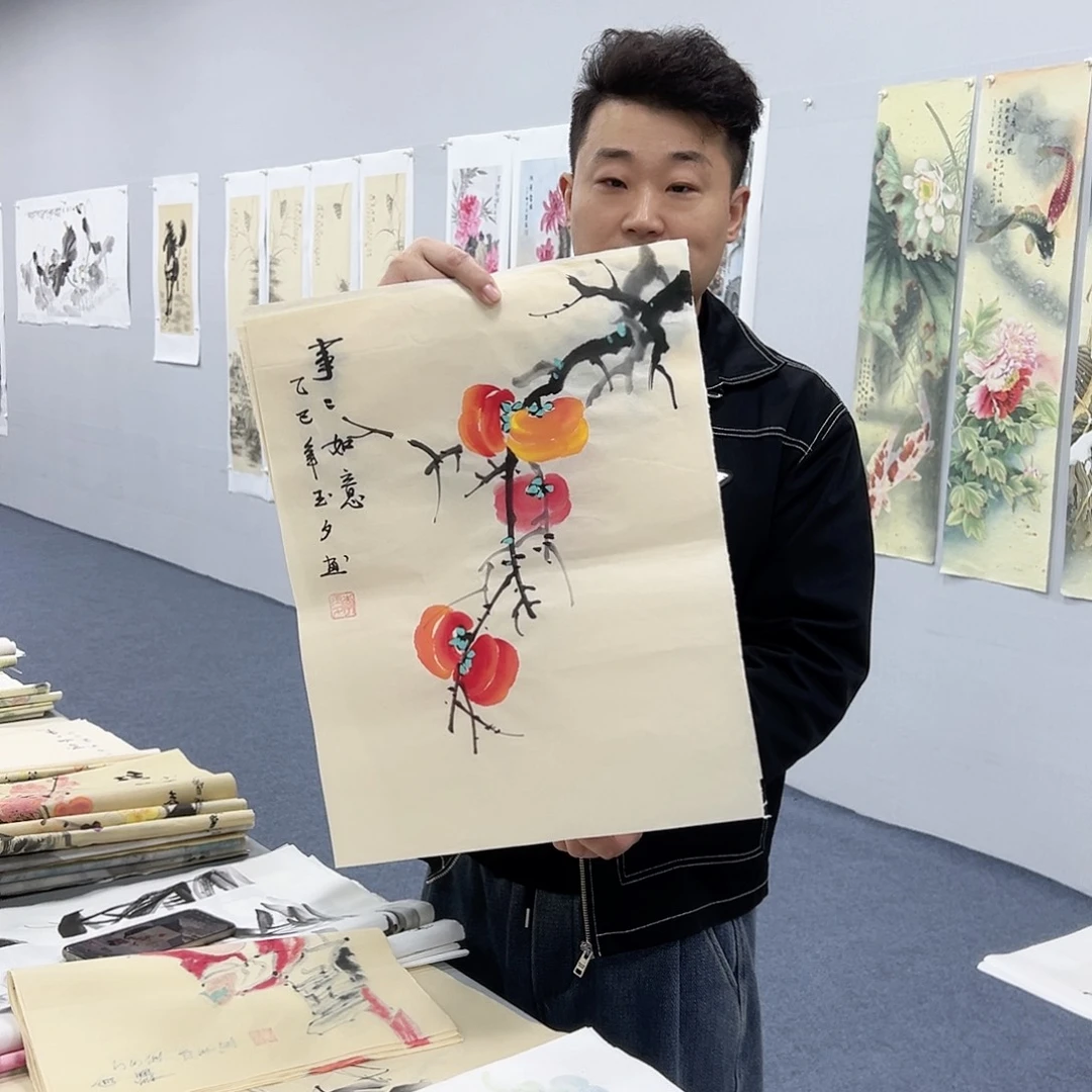 国画国画作品宣纸纯手绘