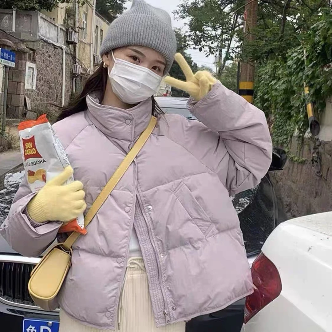 9277冬季短款女小个子新版加厚面包服yz