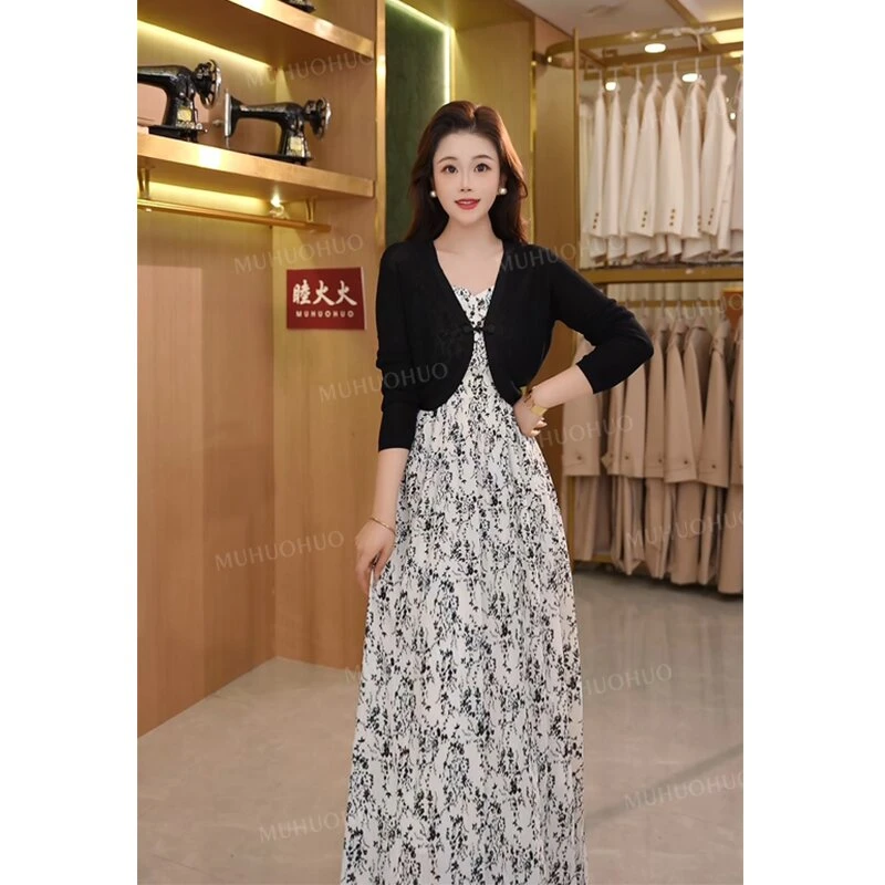 【睦火火】夏季设计款显瘦轻奢法式纯色开衫4XMRR6255