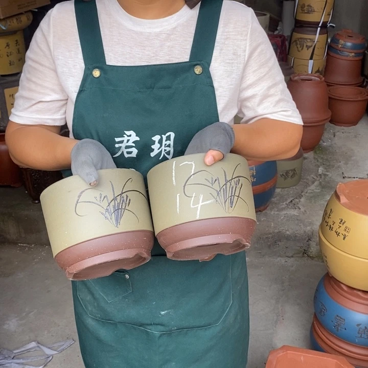 紫砂花盆紫砂花盆盆栽花卉苗木种植