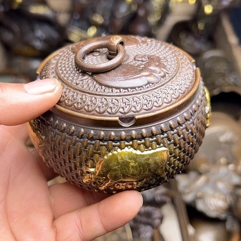 铜制文玩把玩物件