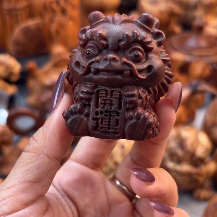 尾***巴柏木（崖柏）太行崖柏手把件