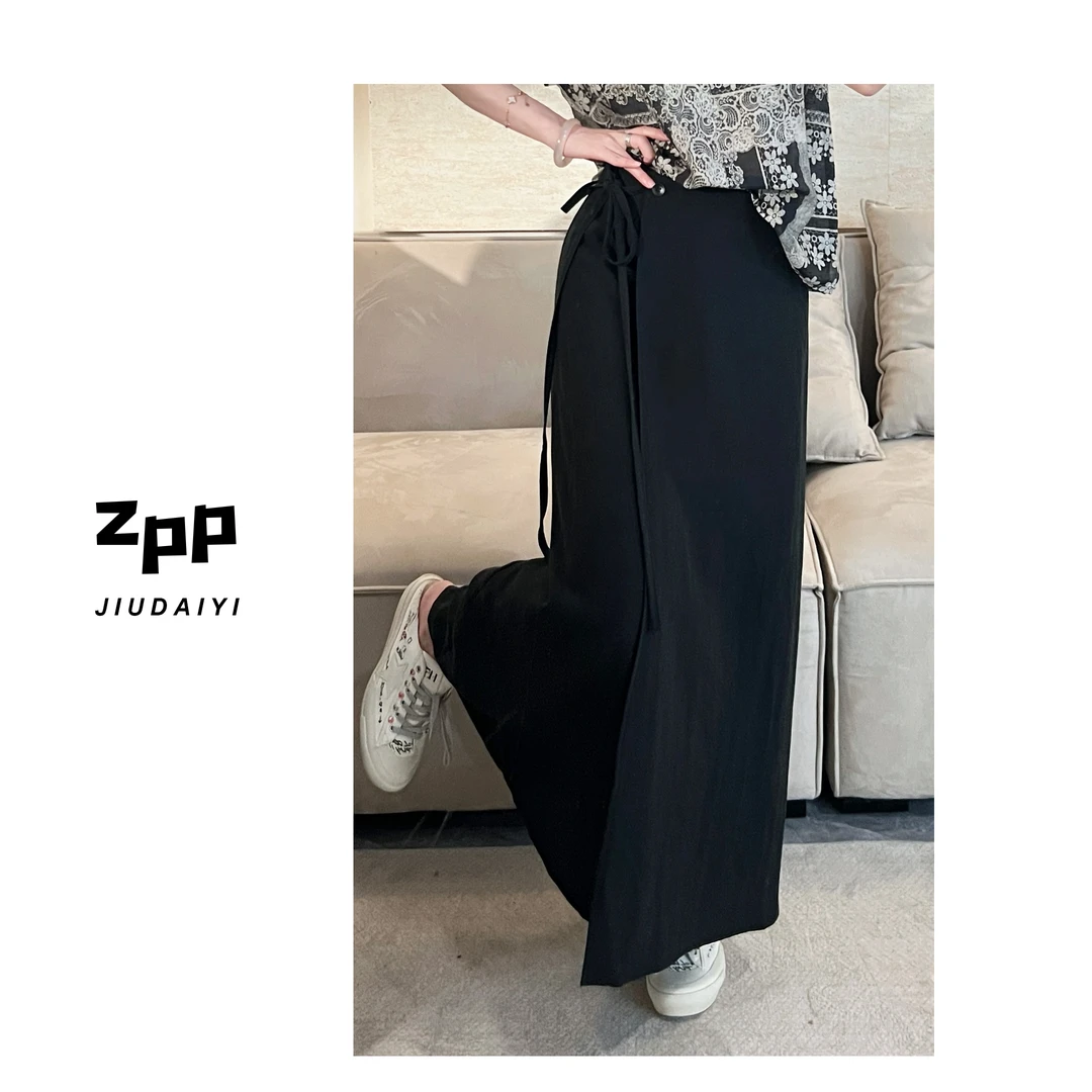 玖黛衣现货【显瘦一绝】新款夏季复古遮肉显瘦半身裙QZP41320