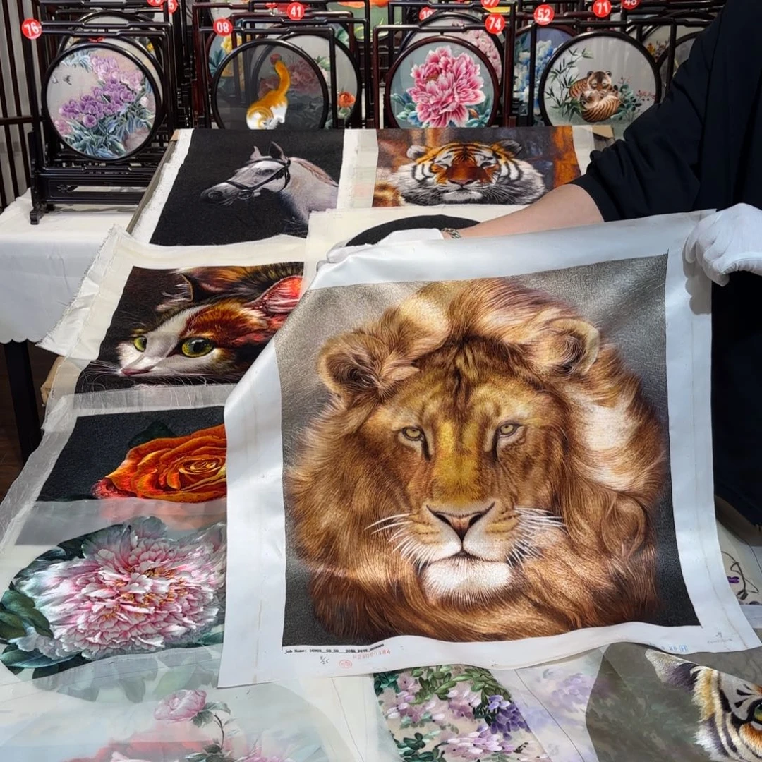 织绣纯手工制作工艺