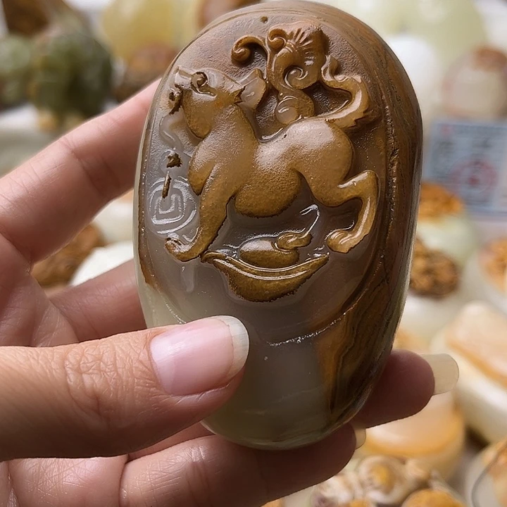 石材古青石不退换狗