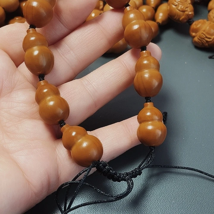 葫芦，手串，橄榄核雕工艺