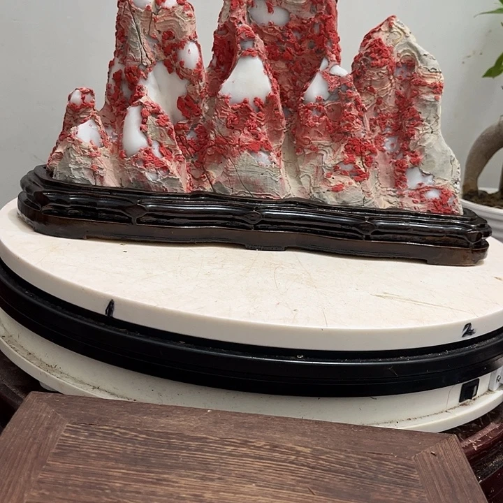 天***使石材灵璧白灵石摆件