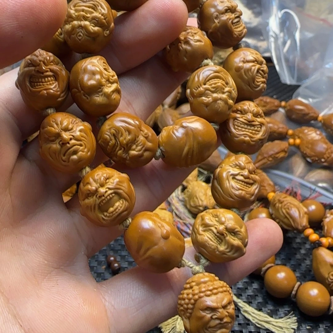 手串/手链橄榄核恶僧全家福