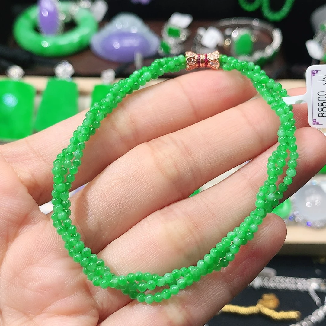 未镶嵌手串翡翠翡翠
