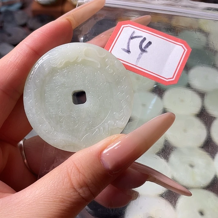 蛇纹石玉合金颈饰