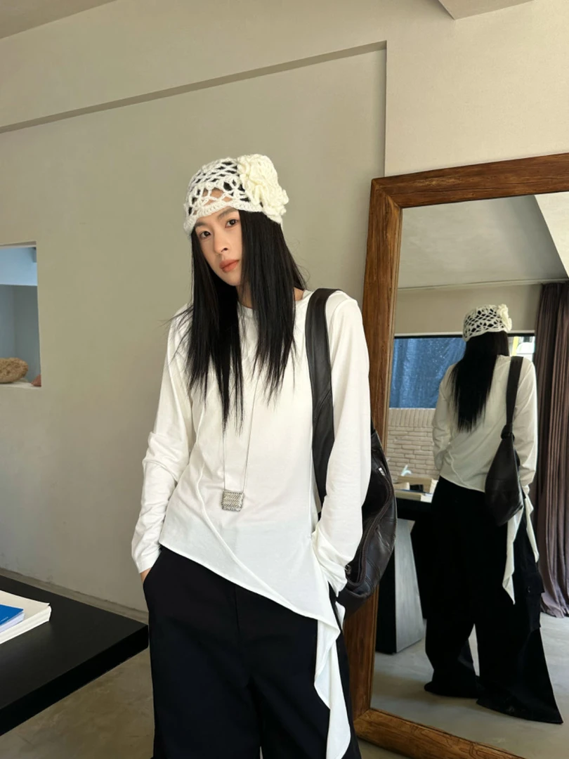 【福福!NO!NO!NO!】设计款博主风小众屁帘子T恤 CQ023