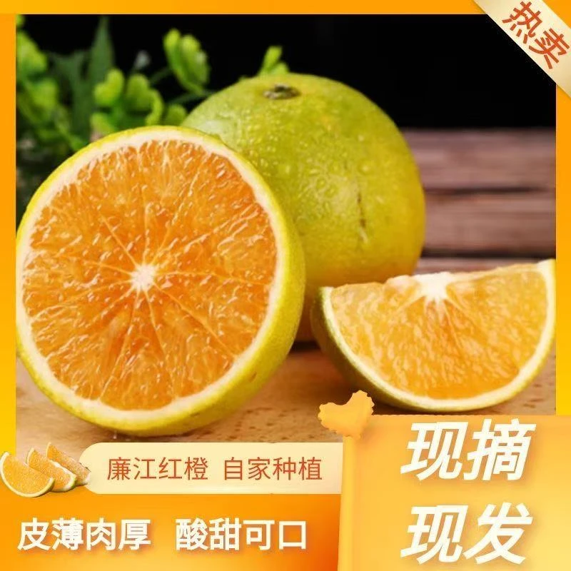 【果园直发】正宗廉江红橙应季新鲜水果清甜多汁皮薄肉厚