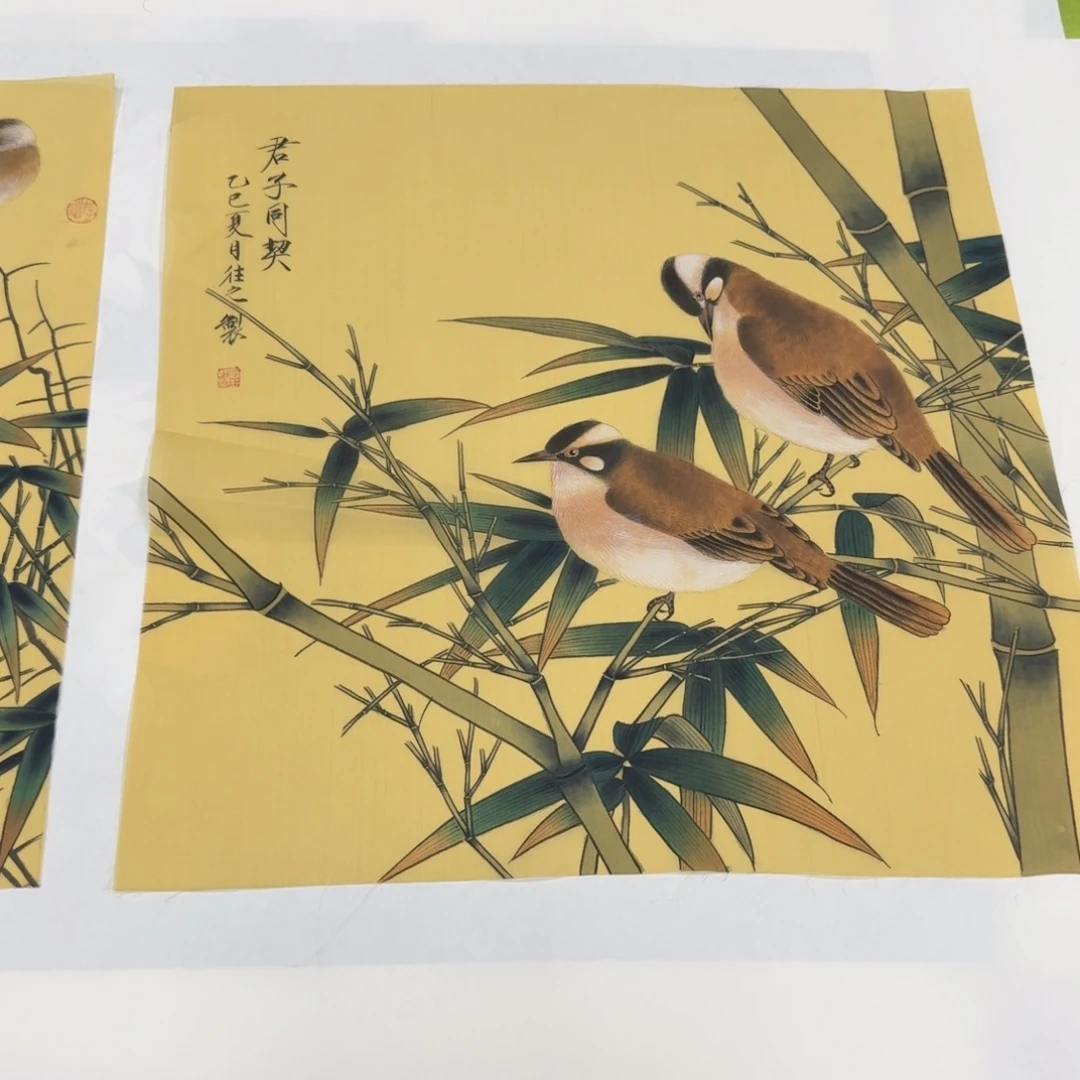 国画国画作品山水花鸟
