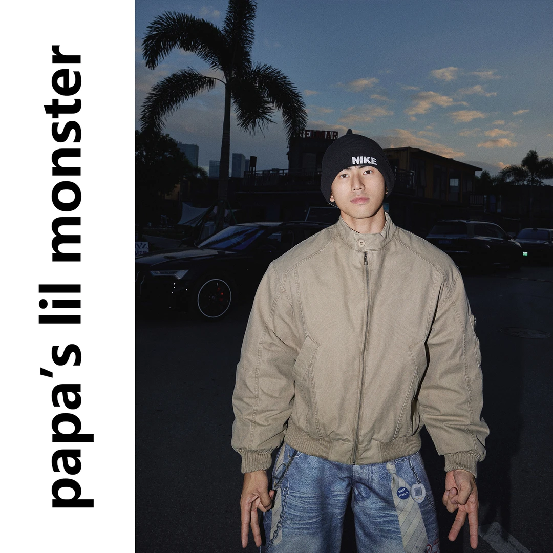 PAPASLILMONSTER【90白鸭绒】美式复古工装重磅羽绒服夹克外套男