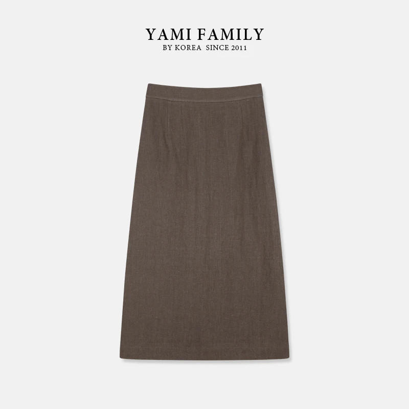 【香料】YM BSQ 2403 半身裙女装半身裙时尚百搭春季简约纯色优雅