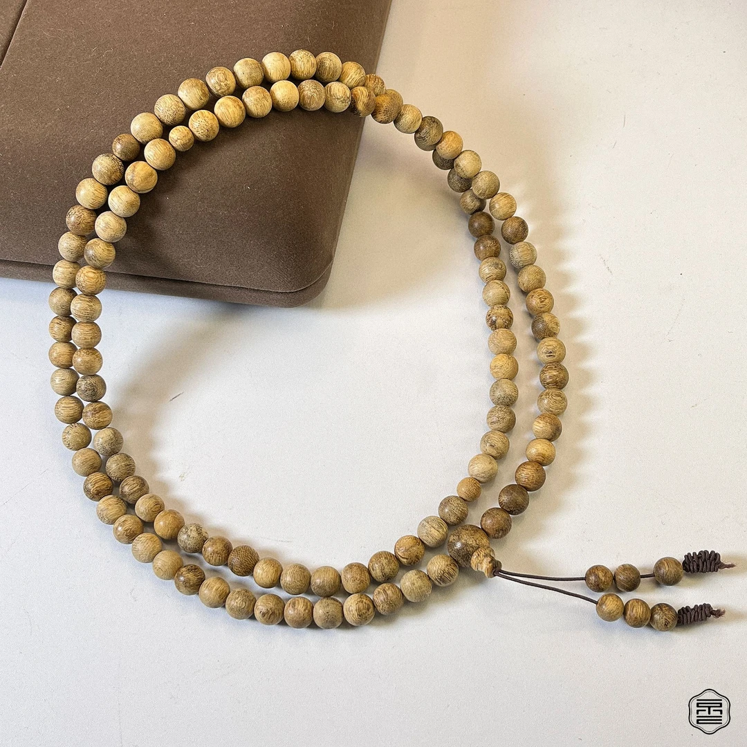 沉香海南鹧鸪斑沉香手串8mm108多圈手串 九九沉