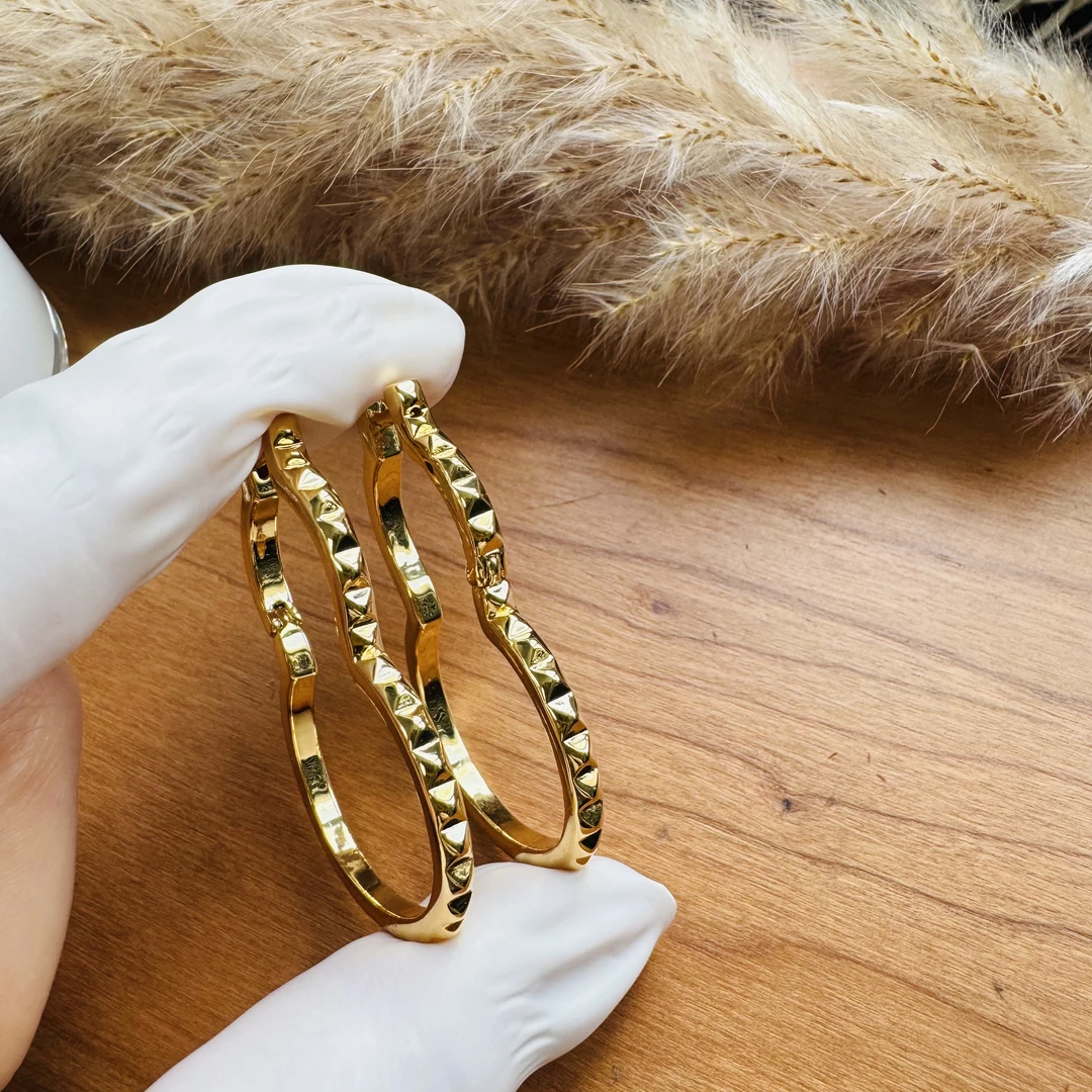 HEFY/HEFY 铜合金耳饰 925银针小众个性气质E525