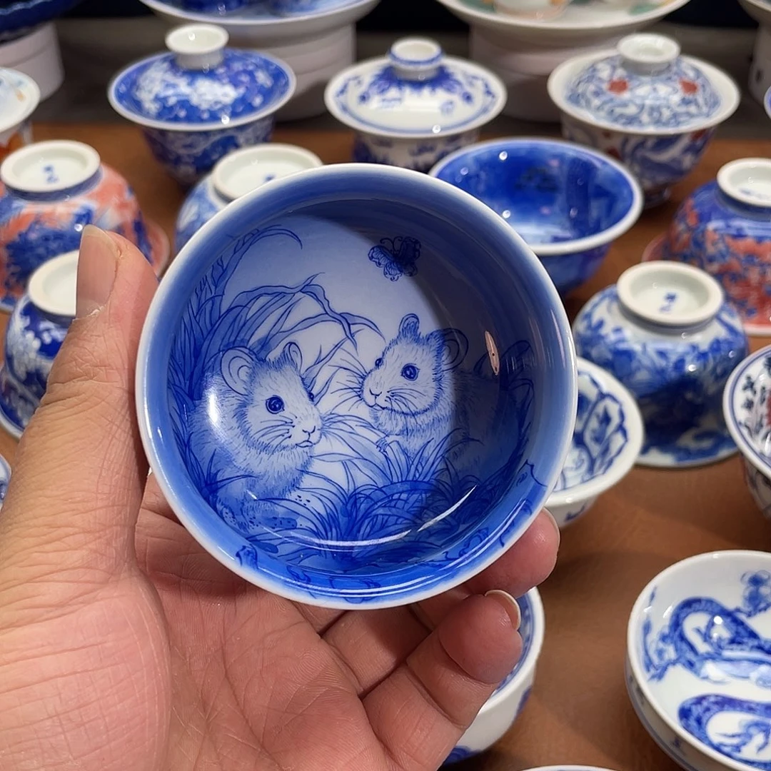 陶月楼 柴窑 生肖子鼠