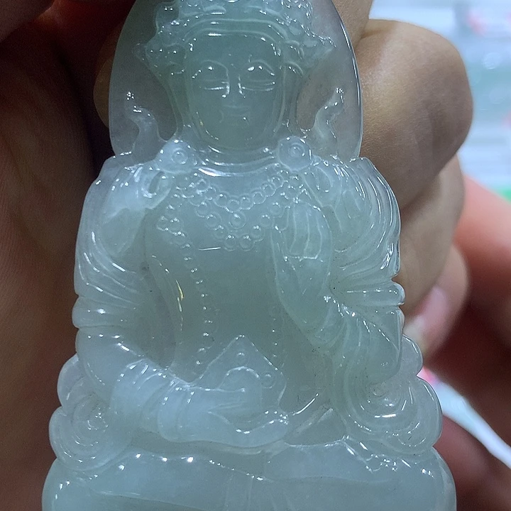 翡翠未镶嵌颈饰天然翡翠A货吊坠