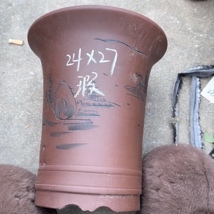 紫砂花盆特价清仓