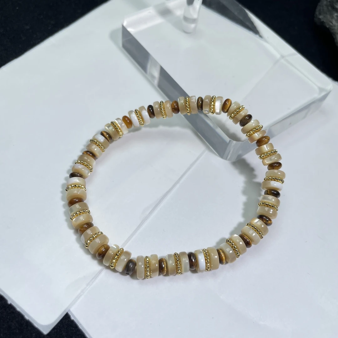 贝壳虎眼石手链   KT25030418