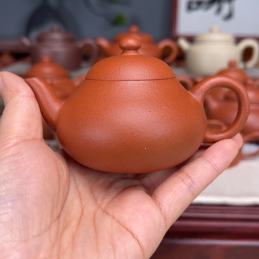 茶壶紫砂宝山红泥120