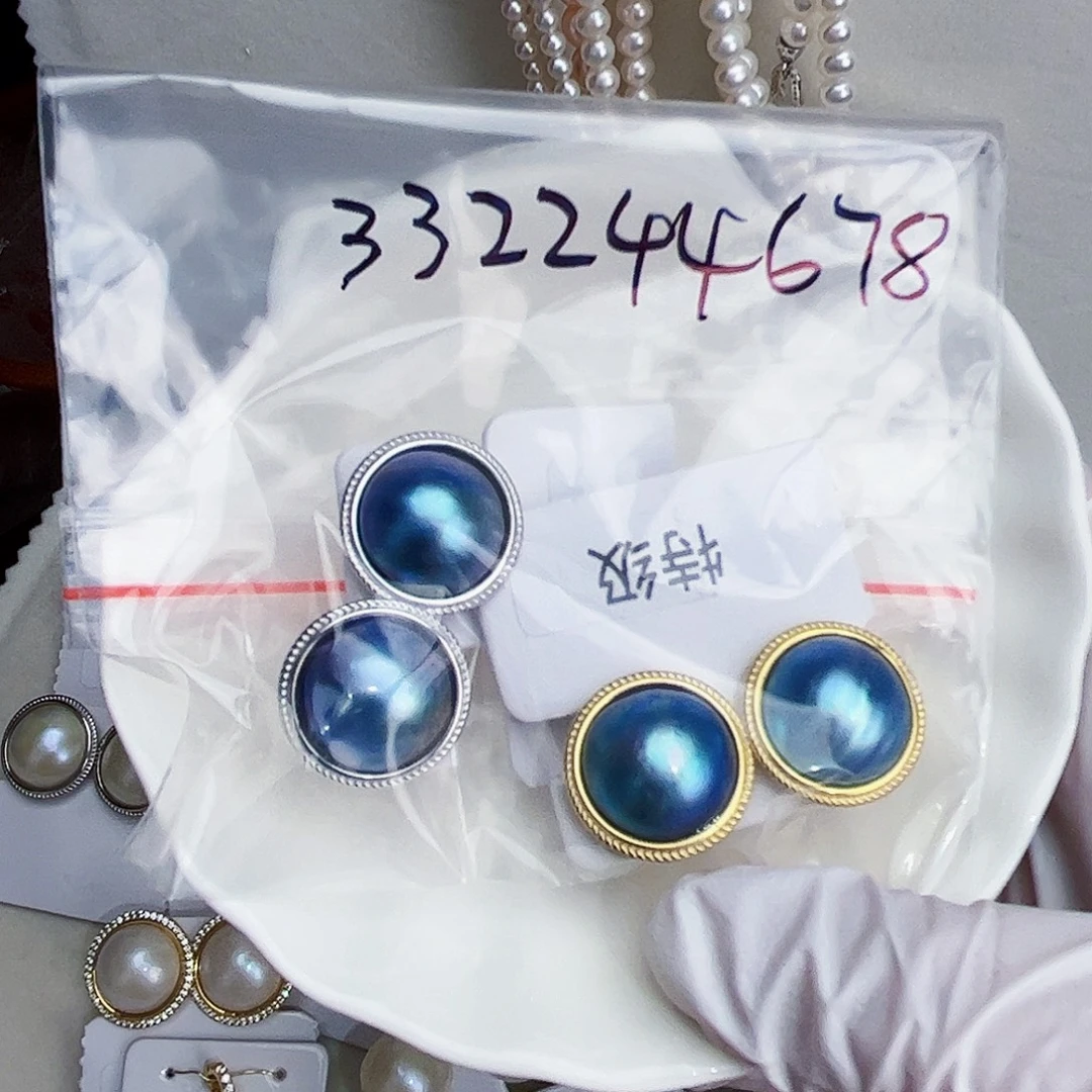 3***8颈饰银S925镶嵌淡水珍珠