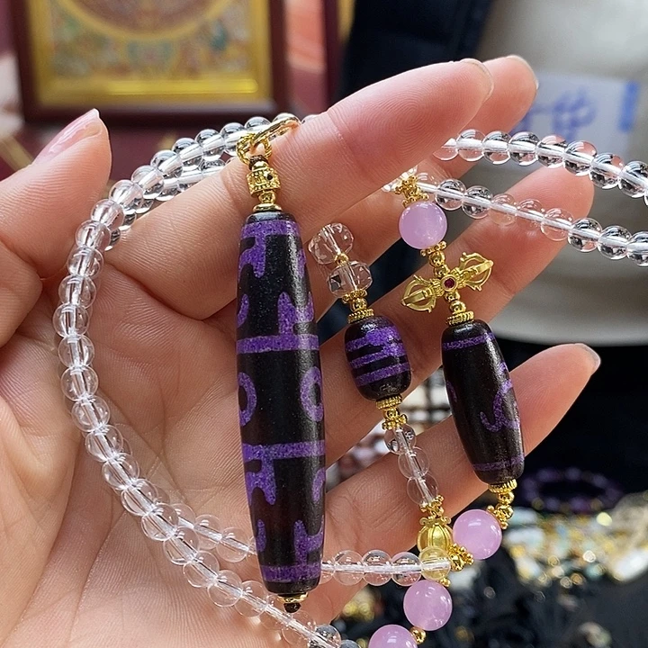 玛瑙/玉髓合金颈饰