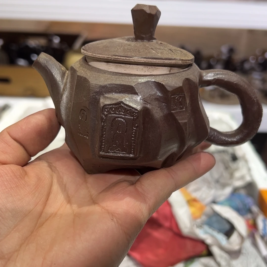 贵台龙窑柴烧茶壶50