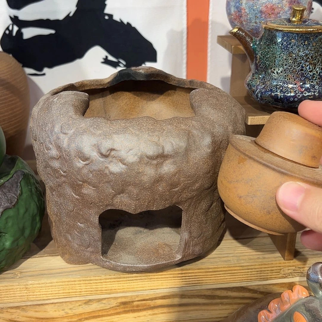 原矿粗陶裸烧工艺，越养越润出彩