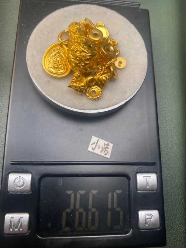 小于来了黄金配饰足金999