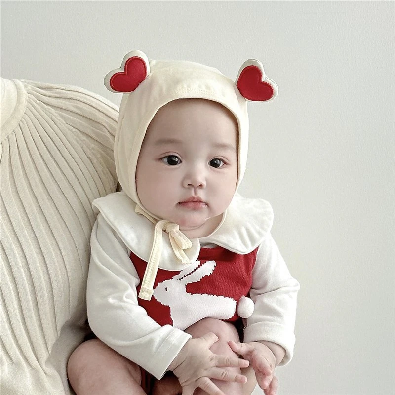 婴儿帽子春秋薄款新生儿胎帽小月龄宝宝包头护卤门帽男女童套头帽