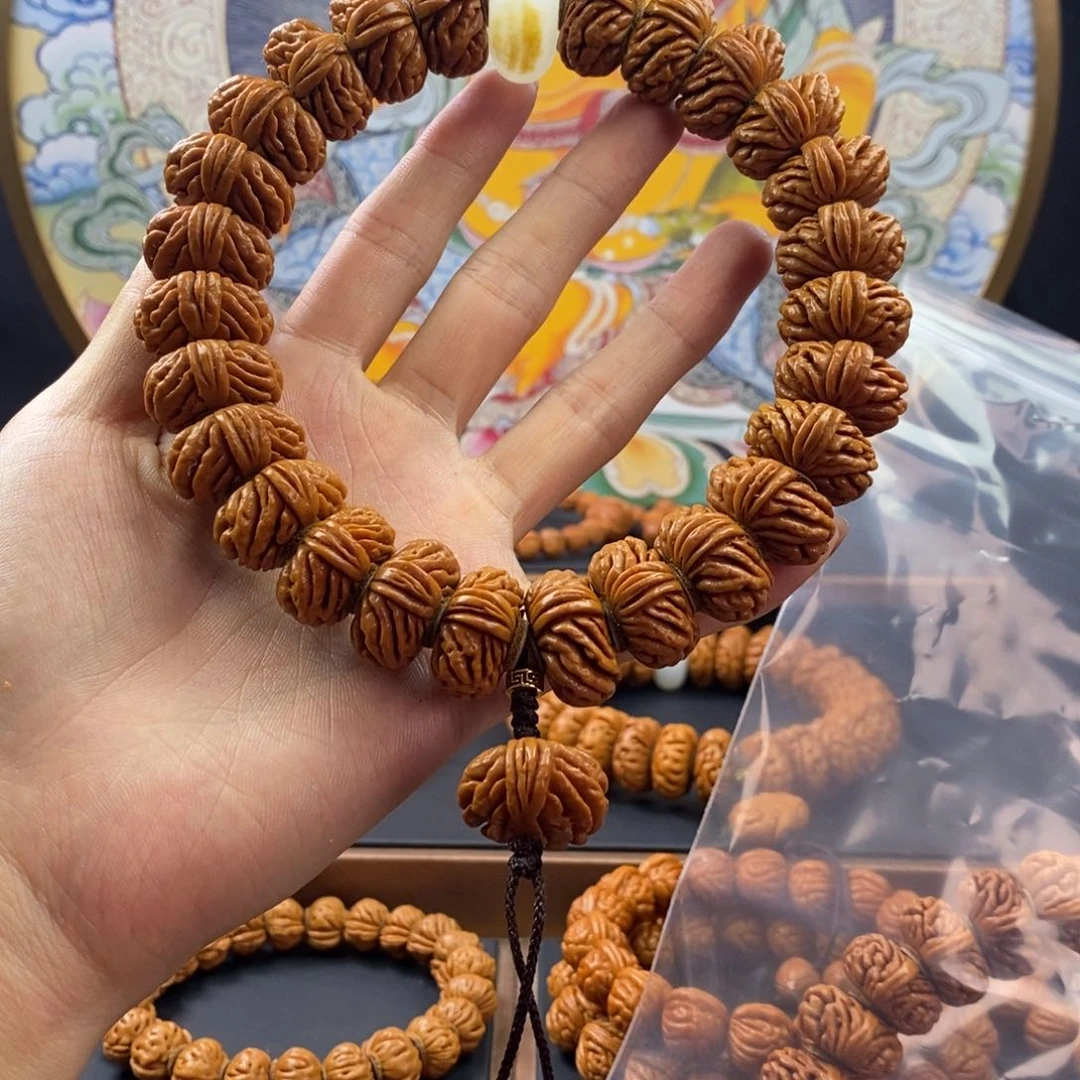 桃核手串龙纹桃核矮刺