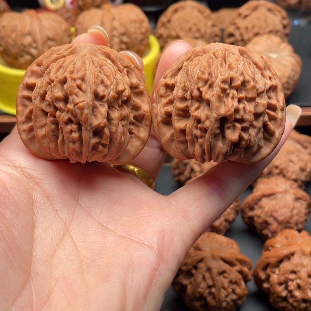 把件文玩核桃46四座楼