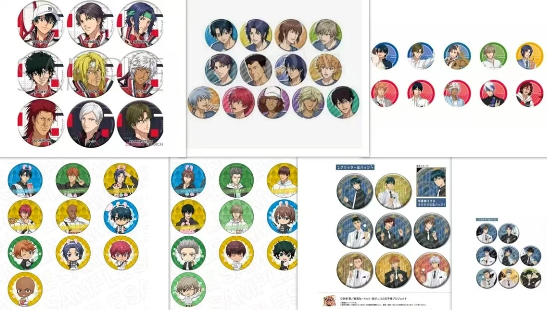 《小小玥》网球王子 元旦福福 吧唧 徽章 合集（代拆）