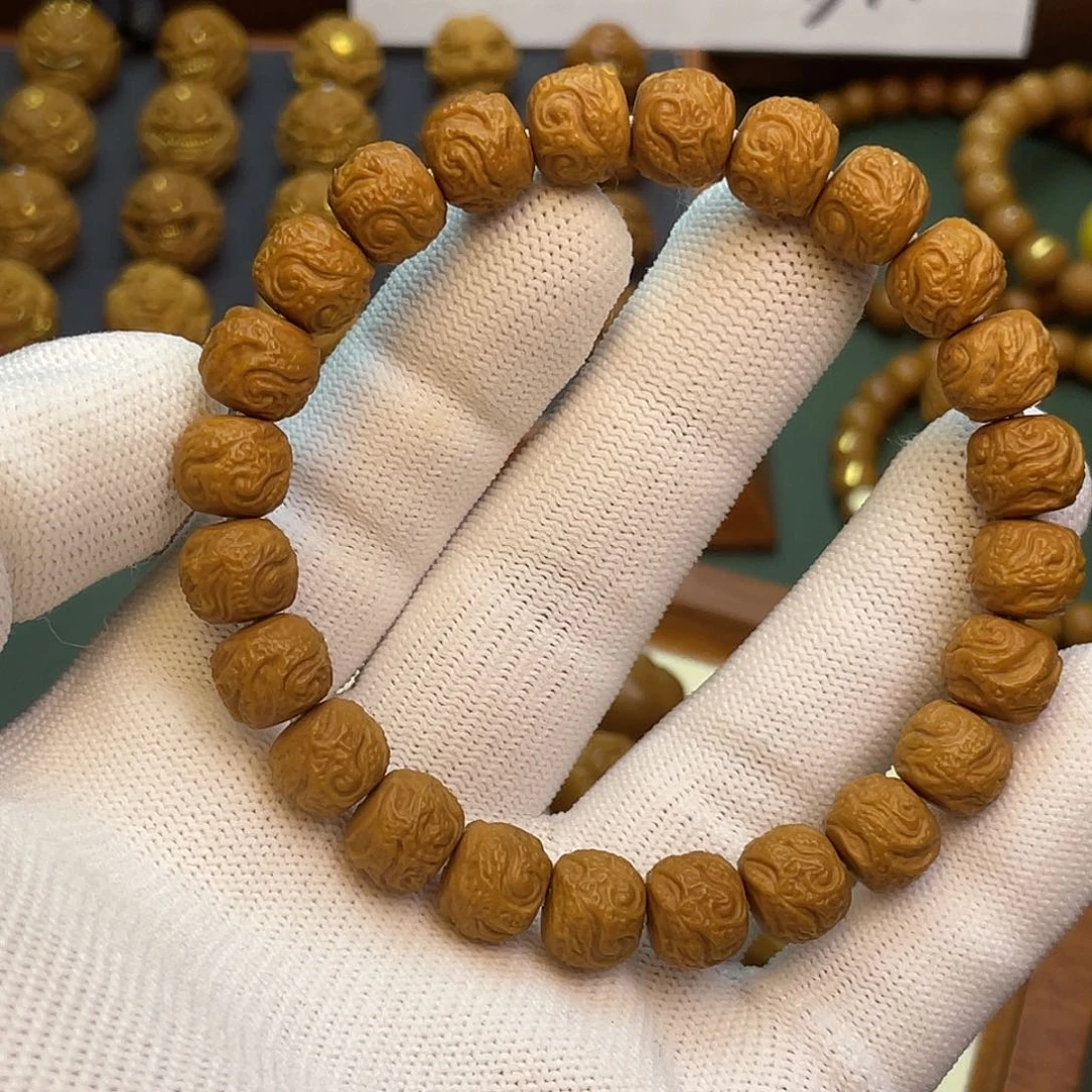 猴头核桃吊坠玄鸟单圈