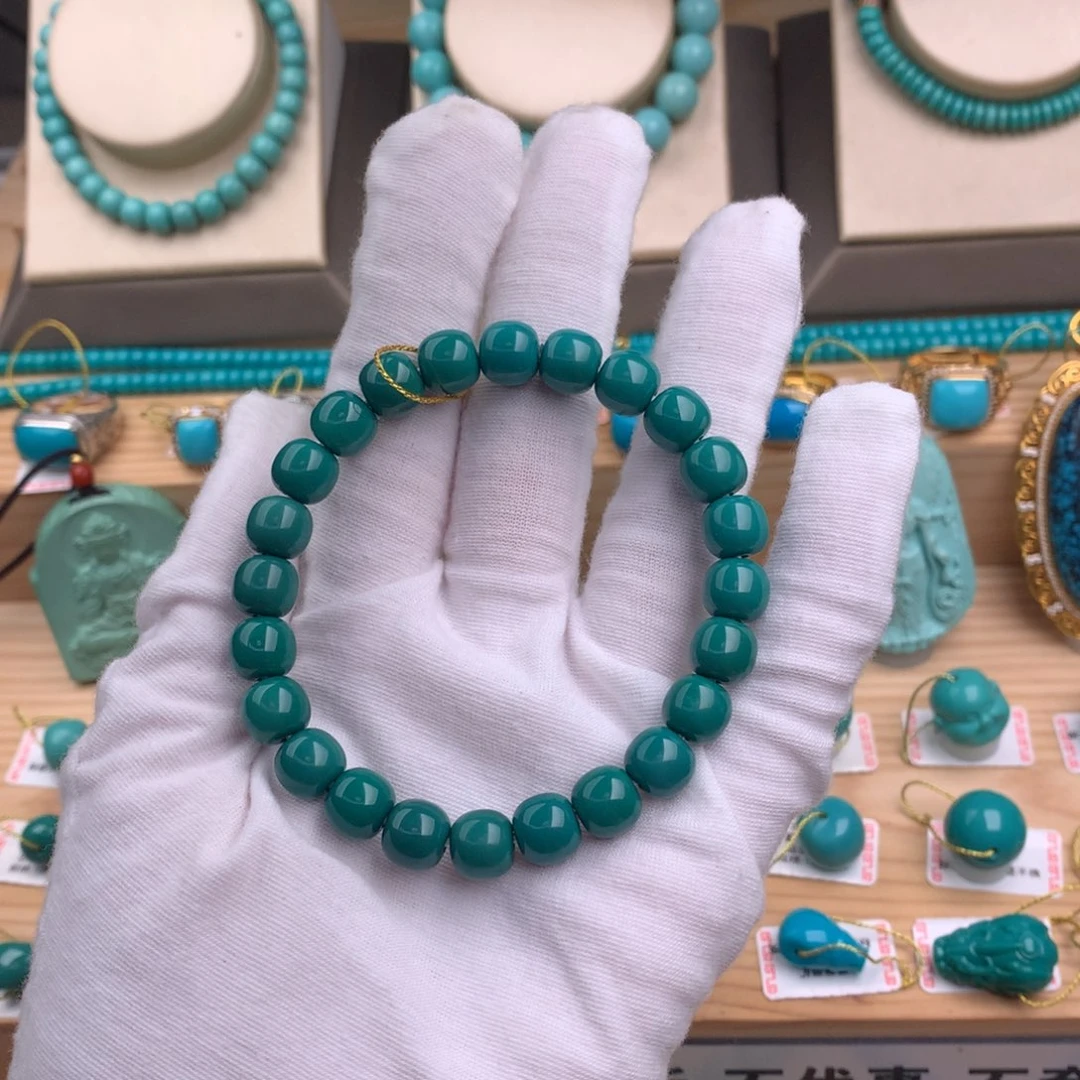 未镶嵌绿松石珠宝奇石