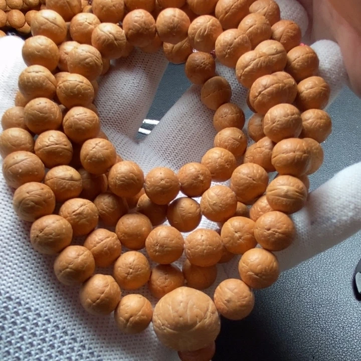 一***亿手串凤眼菩提11mm110颗粉红皮头货