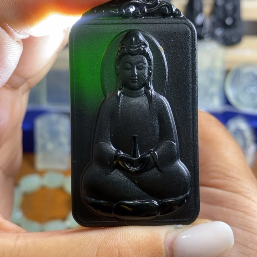 【闪购商品】蛇纹石玉未镶嵌颈饰