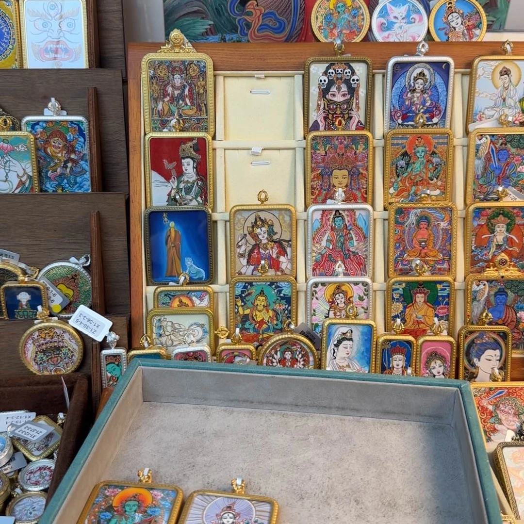 D***F花岗石铁合金古祥手绘唐卡