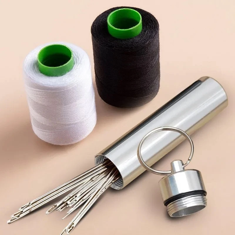 手缝棉线缝纫线家用手工套装黑白缝衣线缝线彩色缝补针线缝纫机