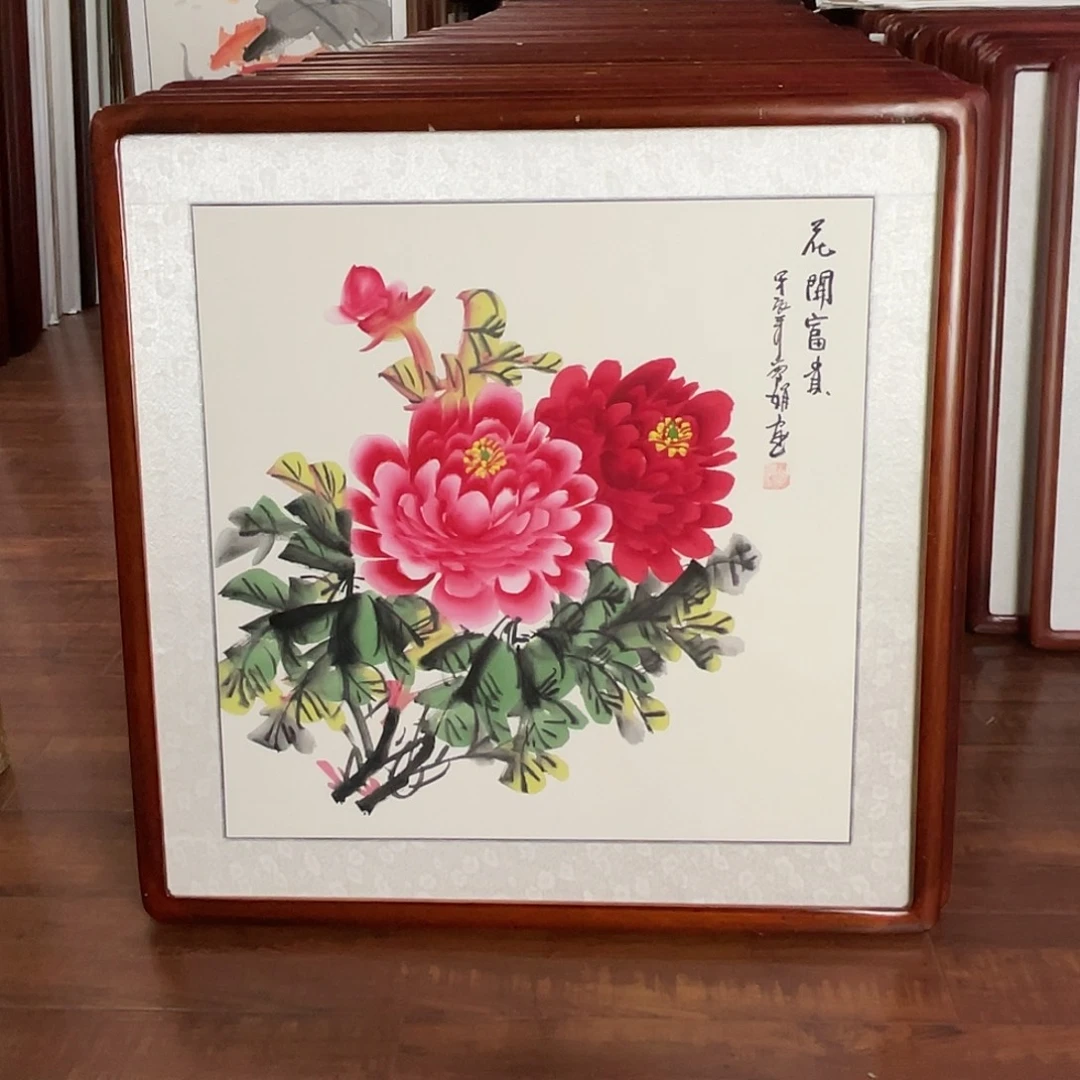 国画带框尺寸63*63厘米