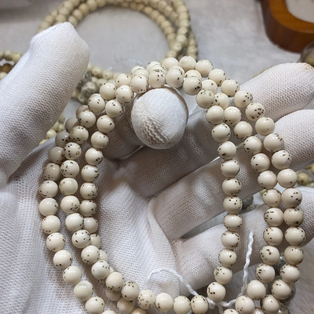 星月菩提手串骨瓷白6