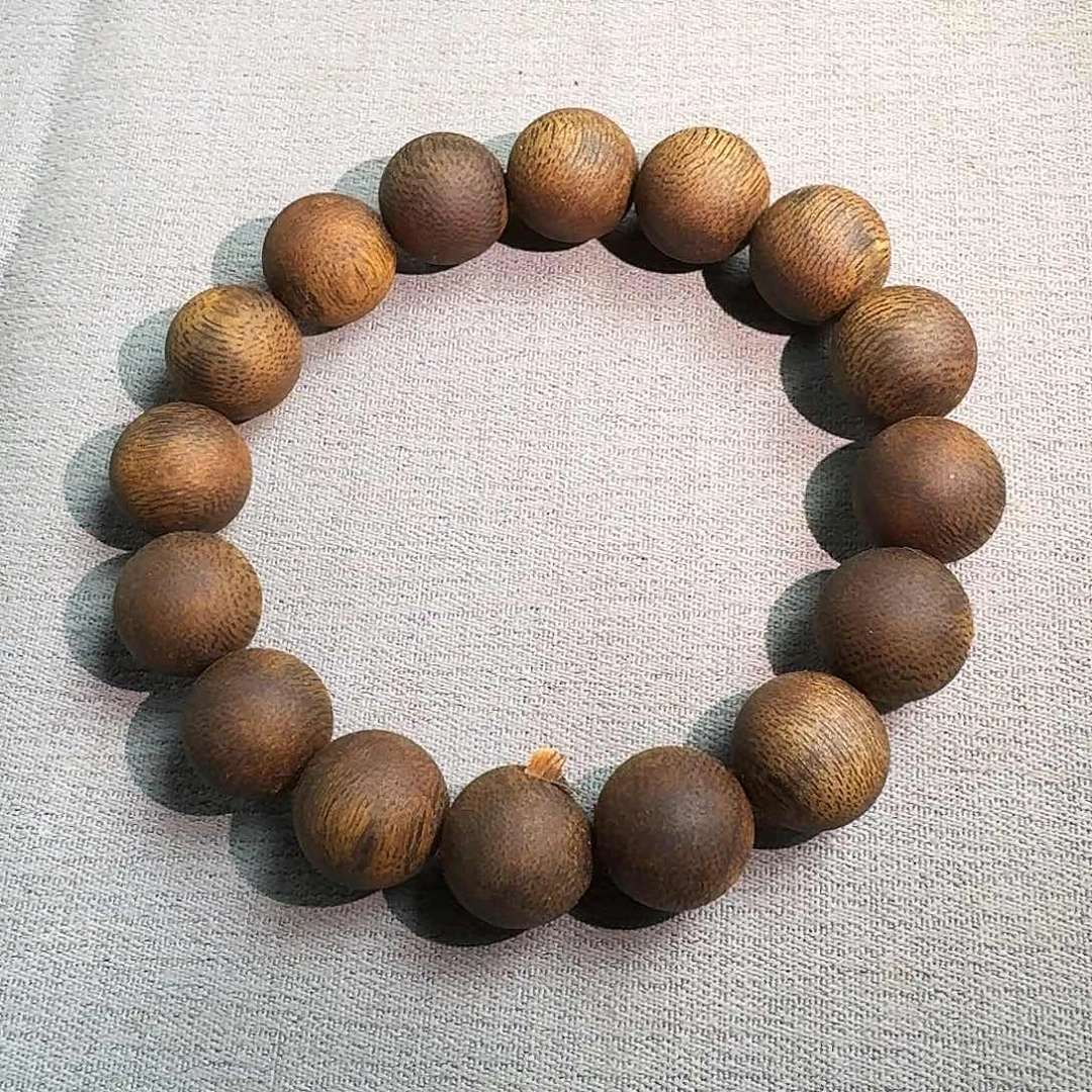 沉香香囊沉香白棋圆珠单圈卡14发一沉水级