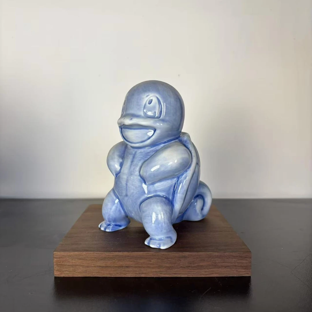 【青花色】陶瓷潮玩摆件创意装饰家居饰品工艺品C07