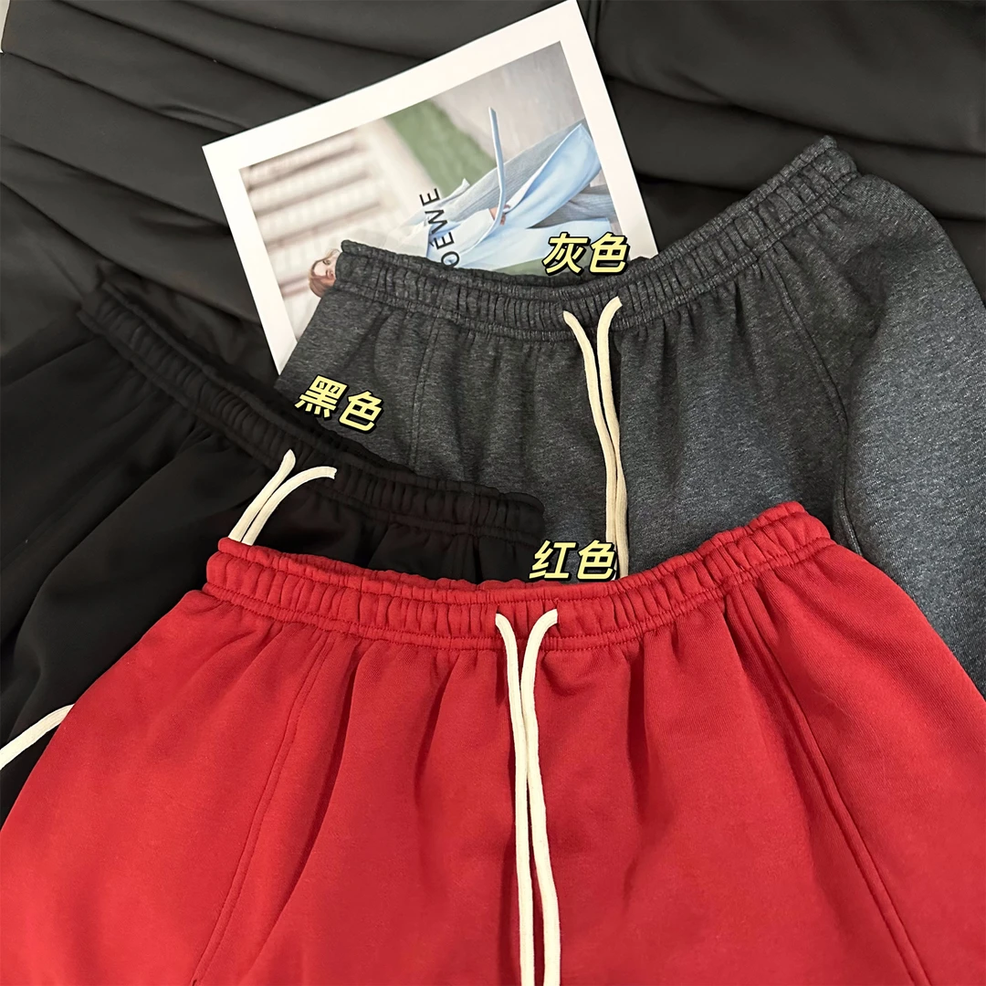 【瘦瘦】韩系秋冬加绒大码显瘦半身长裙纯色女简约纯色半身裙S0746