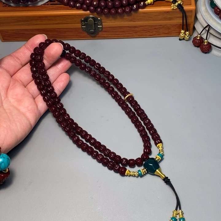 金刚菩提吊坠8+mm一代龙108