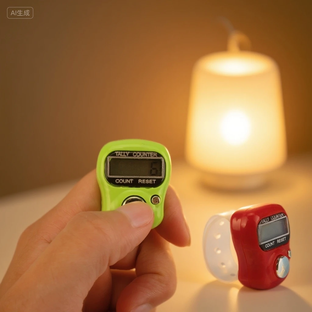 【到手40个】简约便携手动戒指计数学生文具套装礼品