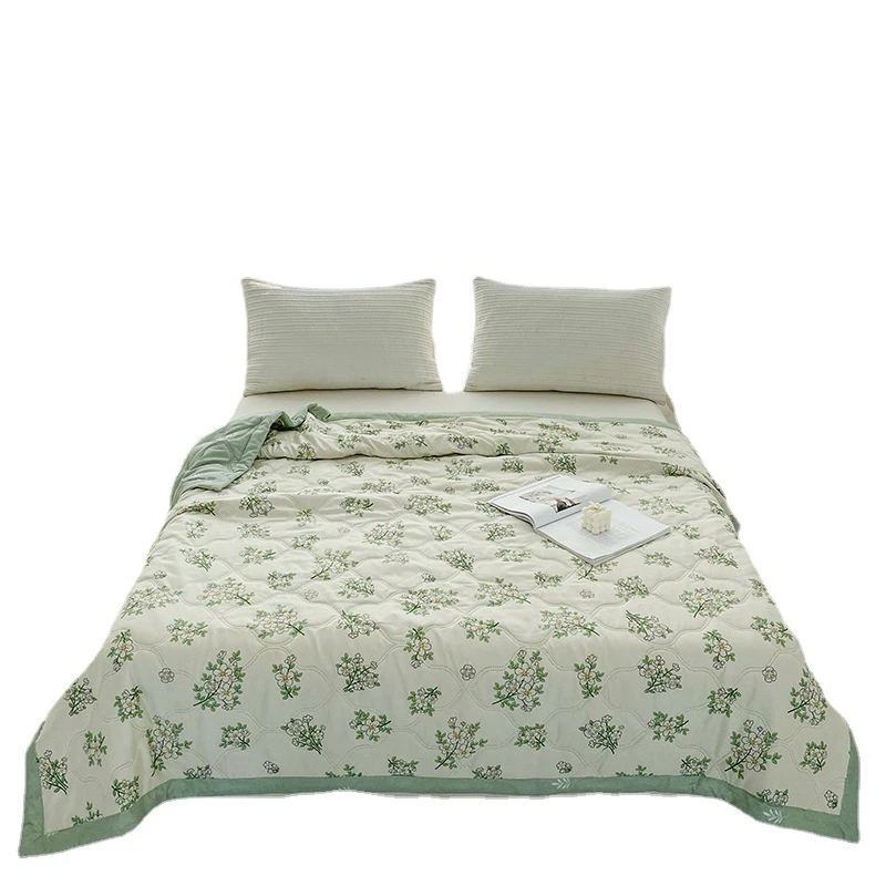 盖毯被单化纤被单人高中生住校的夏凉被夏凉被夏季空调被薄款被子