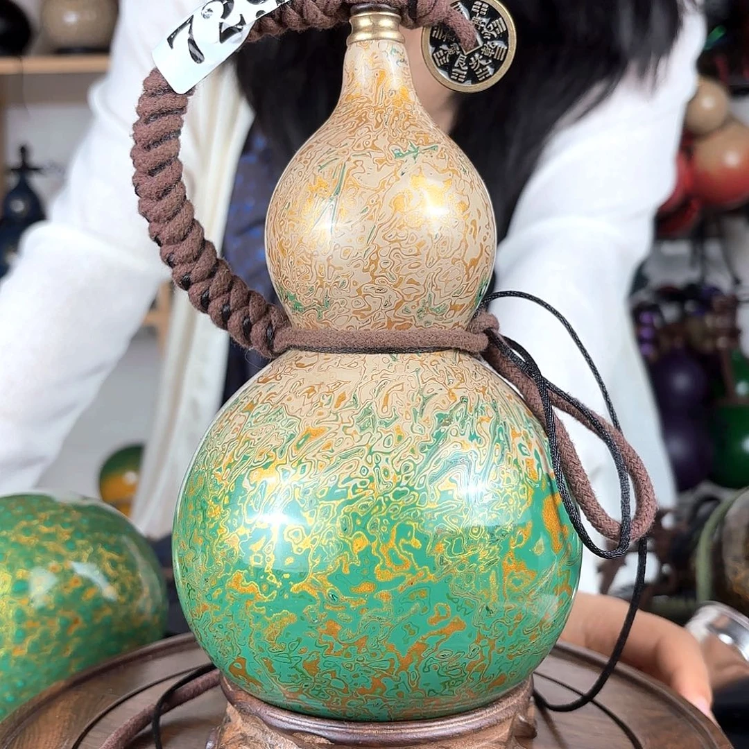 729 大漆酒葫芦 葫芦就是福禄